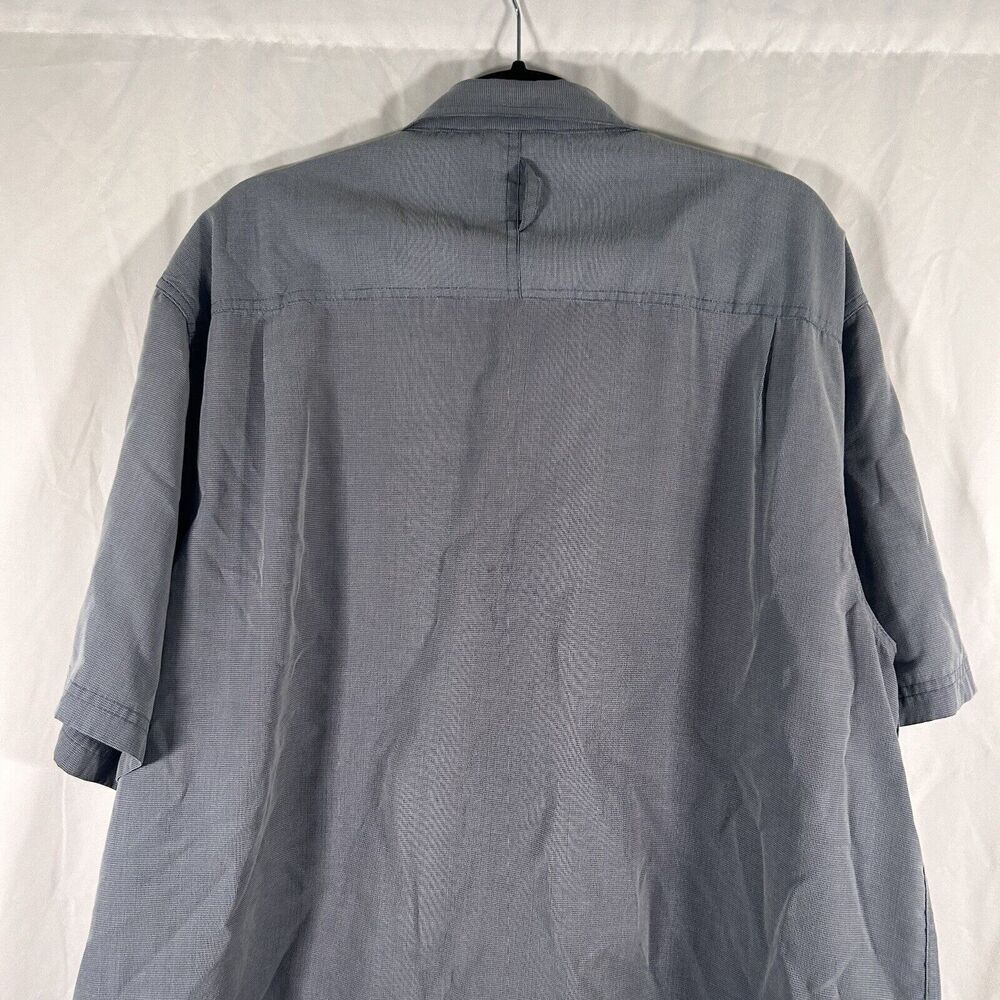 Alpine Design Polo Shirt Men's XXL Blue Button Up Short Sleeve Collared - Picture 8 of 10